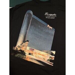 Borgata Casino Hotel Spa Atlantic City New Jersey T-Shirt Tee 2XL Dbl Sided MGM
